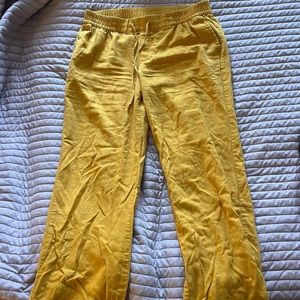 Yellow Old Navy Linen pants
